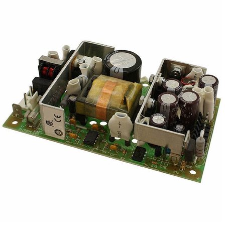 BEL POWER SOLUTIONS Switching Power Supply, 85 to 264V AC, 5/12/-12V DC, 40W, 6/3.5/0.5A, Chassis MAP40-3500